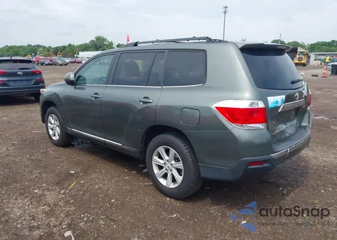 2013 Toyota Highlander Base V6 из США, поврежденный, VIN 5TDZK3EH7DS092115